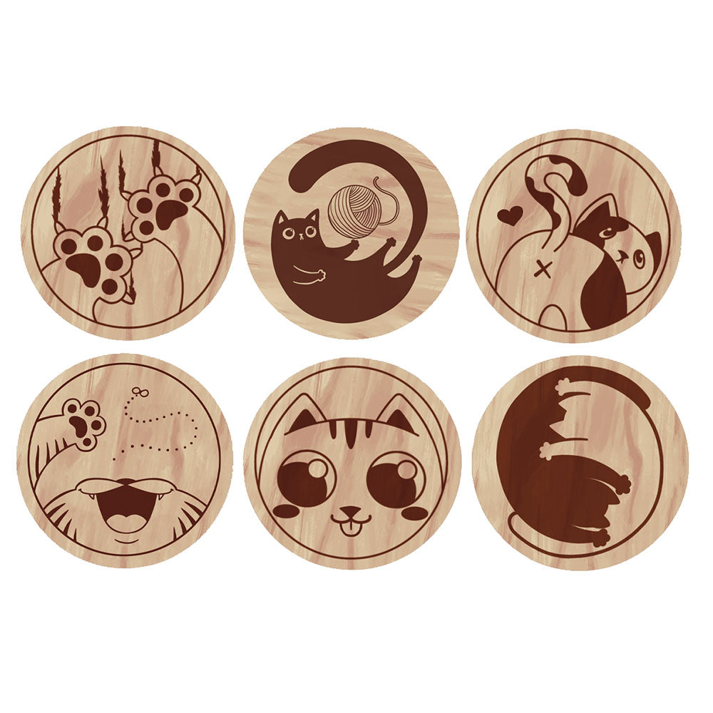 Pack Posavasos de Gato