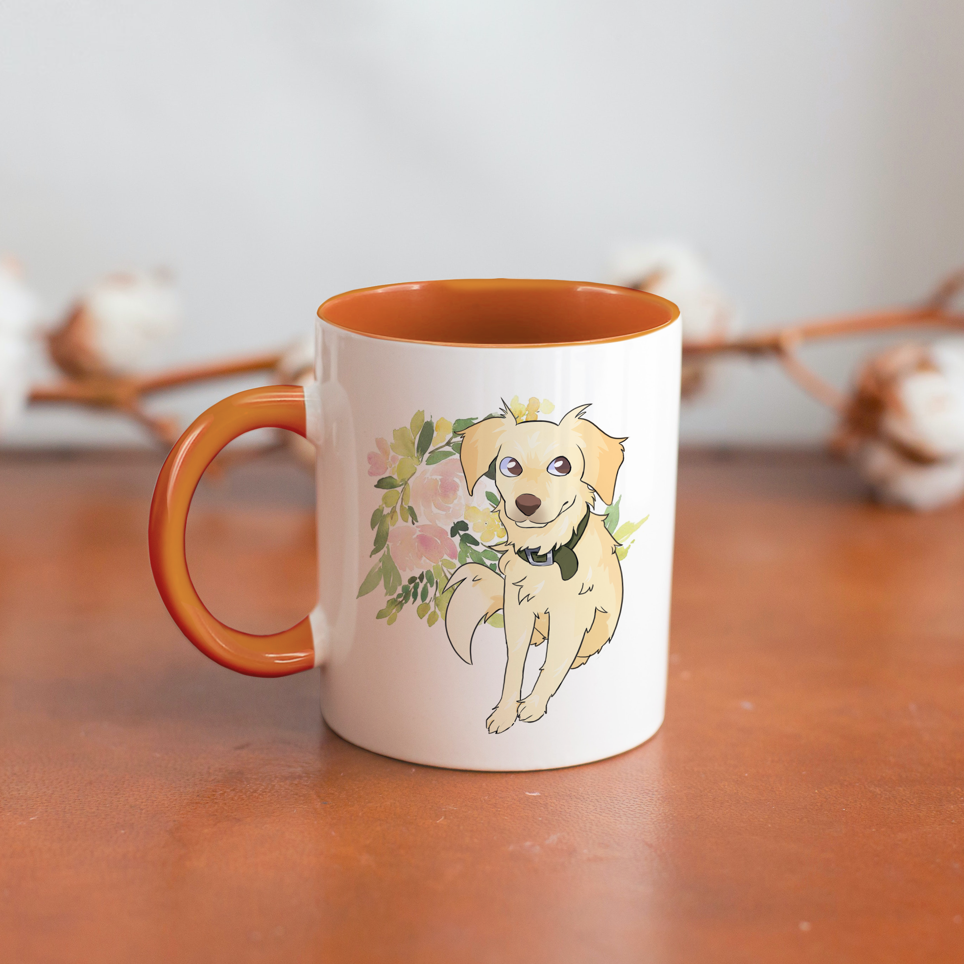 Ilustración personalizada-Taza de colores