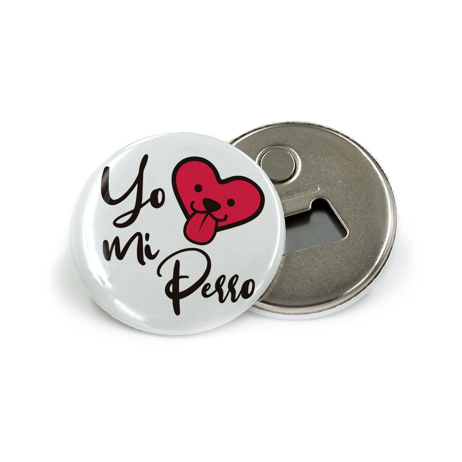 Chapita imán con destapador - Dog Lover- Just For Pets