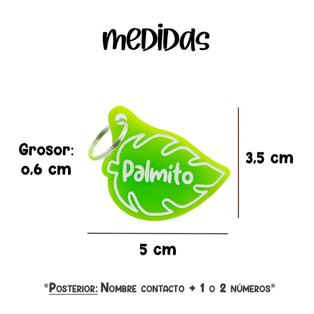 Placas para Perro - Hoja