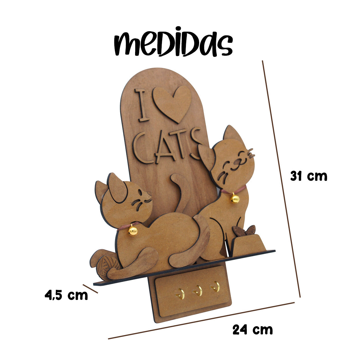 portallaves_gato_i_love_cats