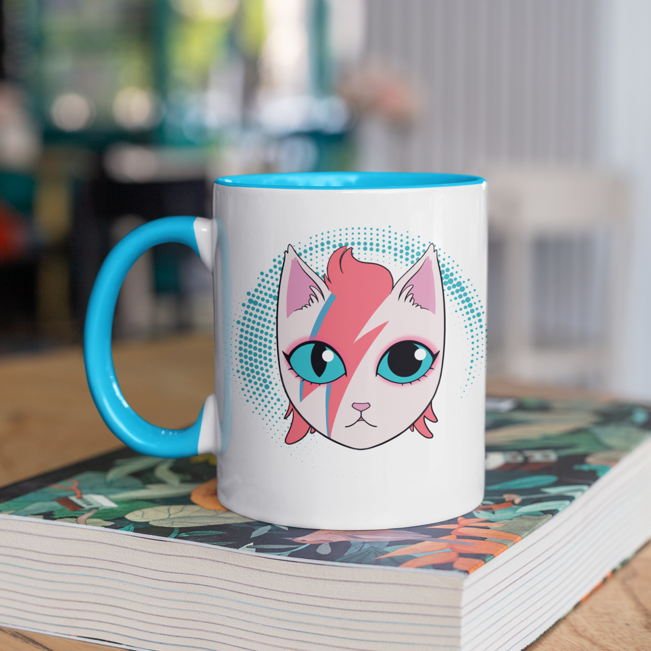 Taza de Gato - Bowie - Just For Pets