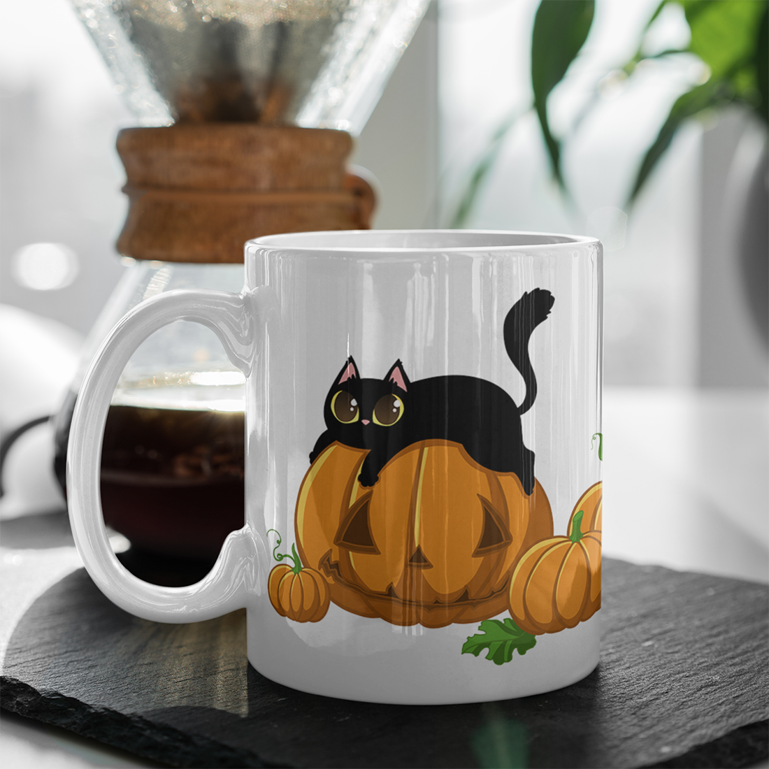 Taza de Gato - Calabaza - Just For Pets