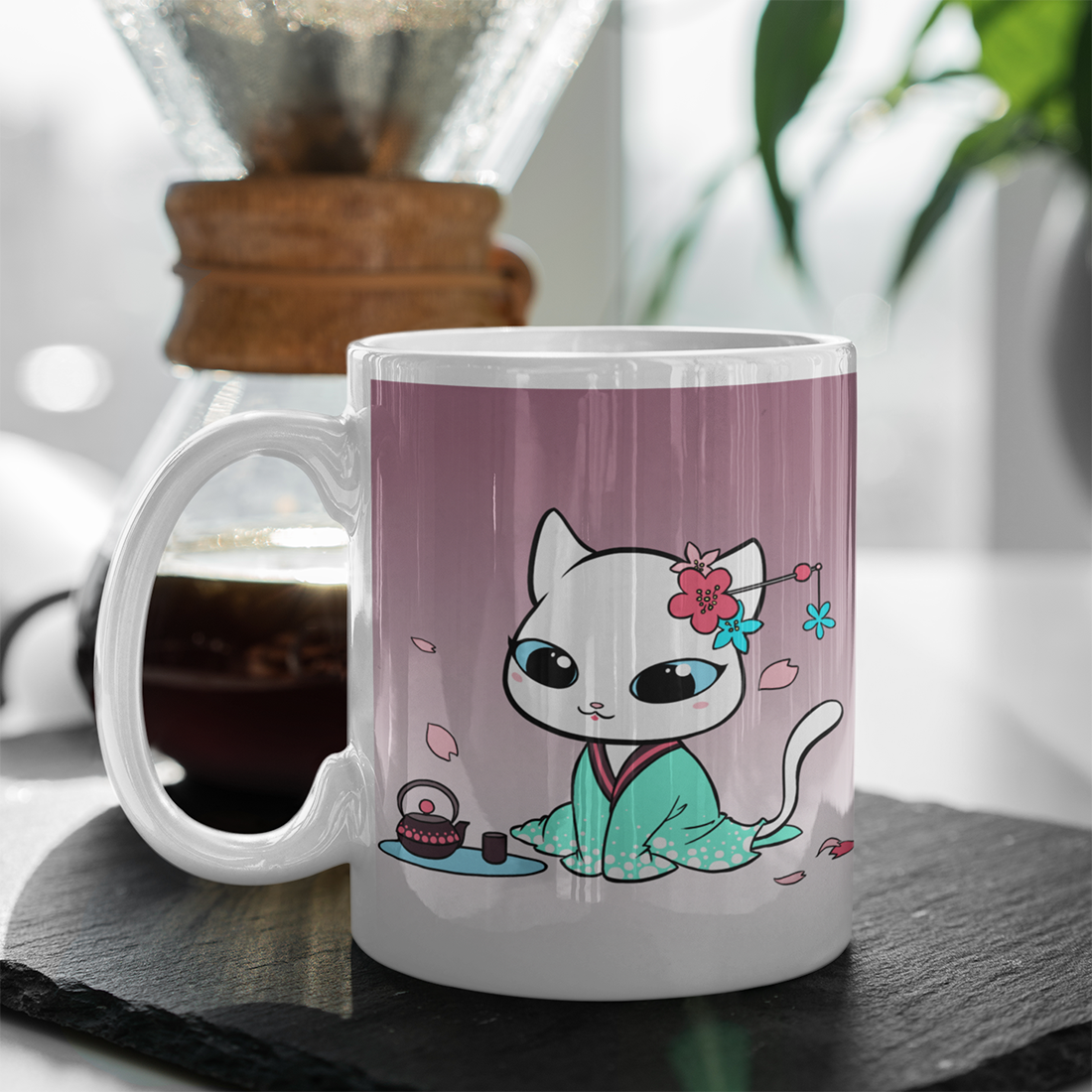 Taza de Gato - Japonés - Just For Pets