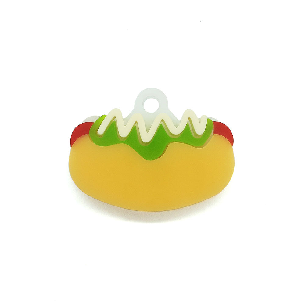 Placa para mascota - Hotdog