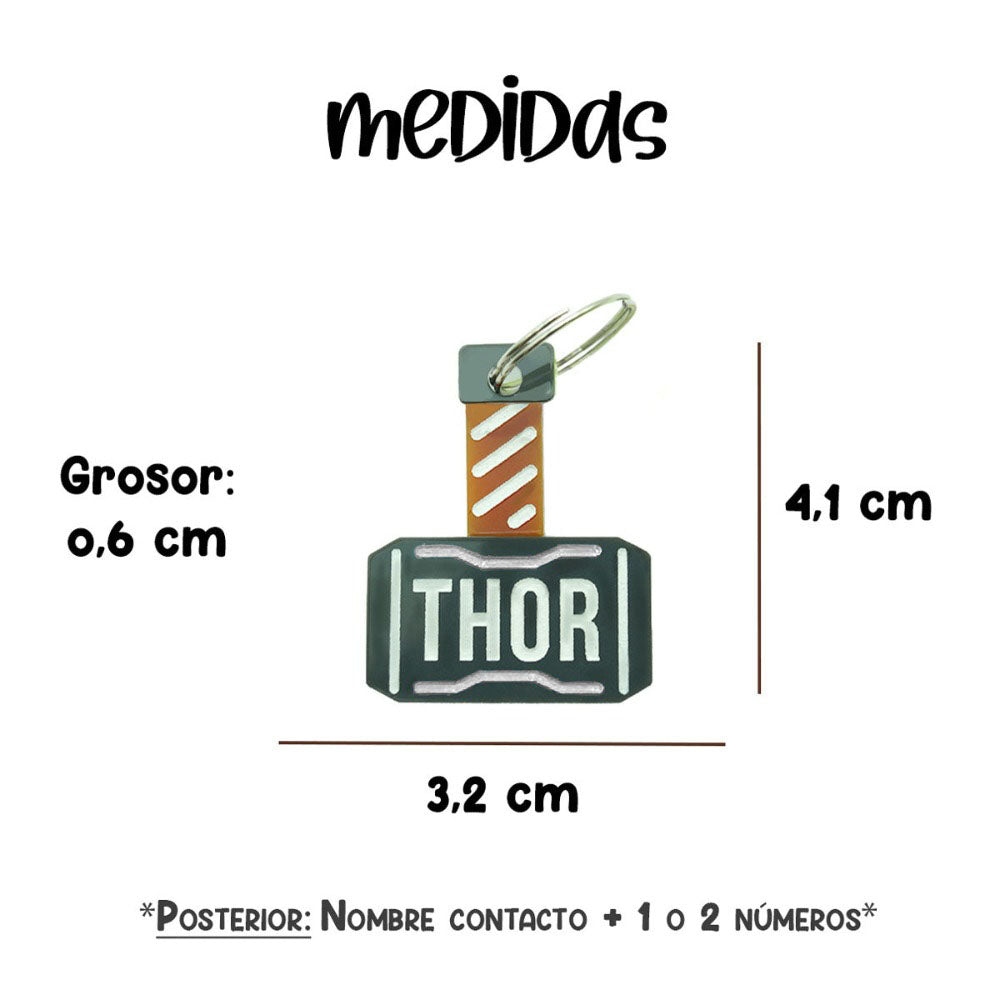 Placas para Perro - Thor