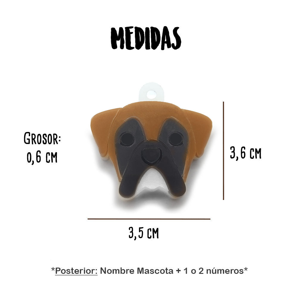 Placa para Perro - Boxer
