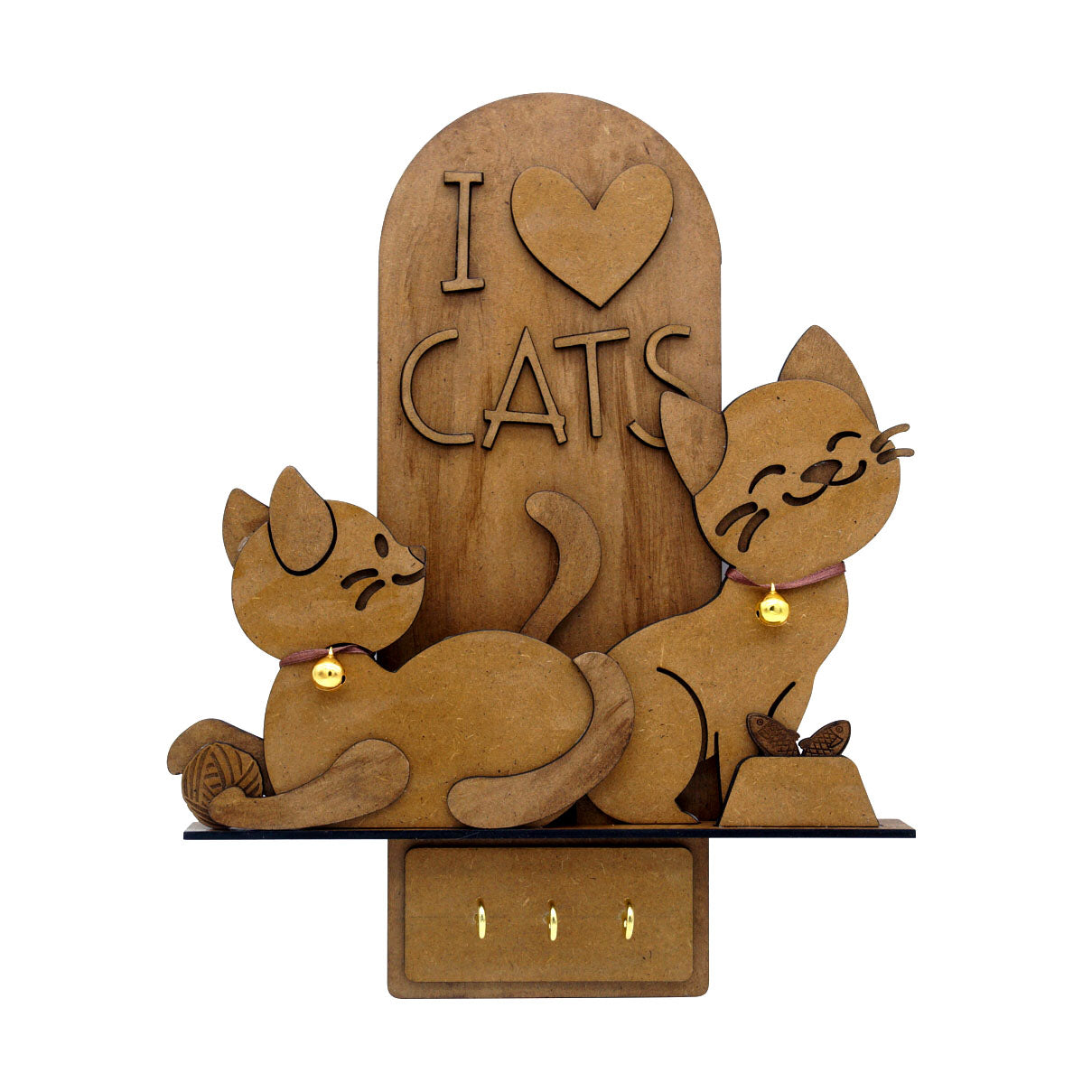 Portallaves Madera de Gato - Just For Pets