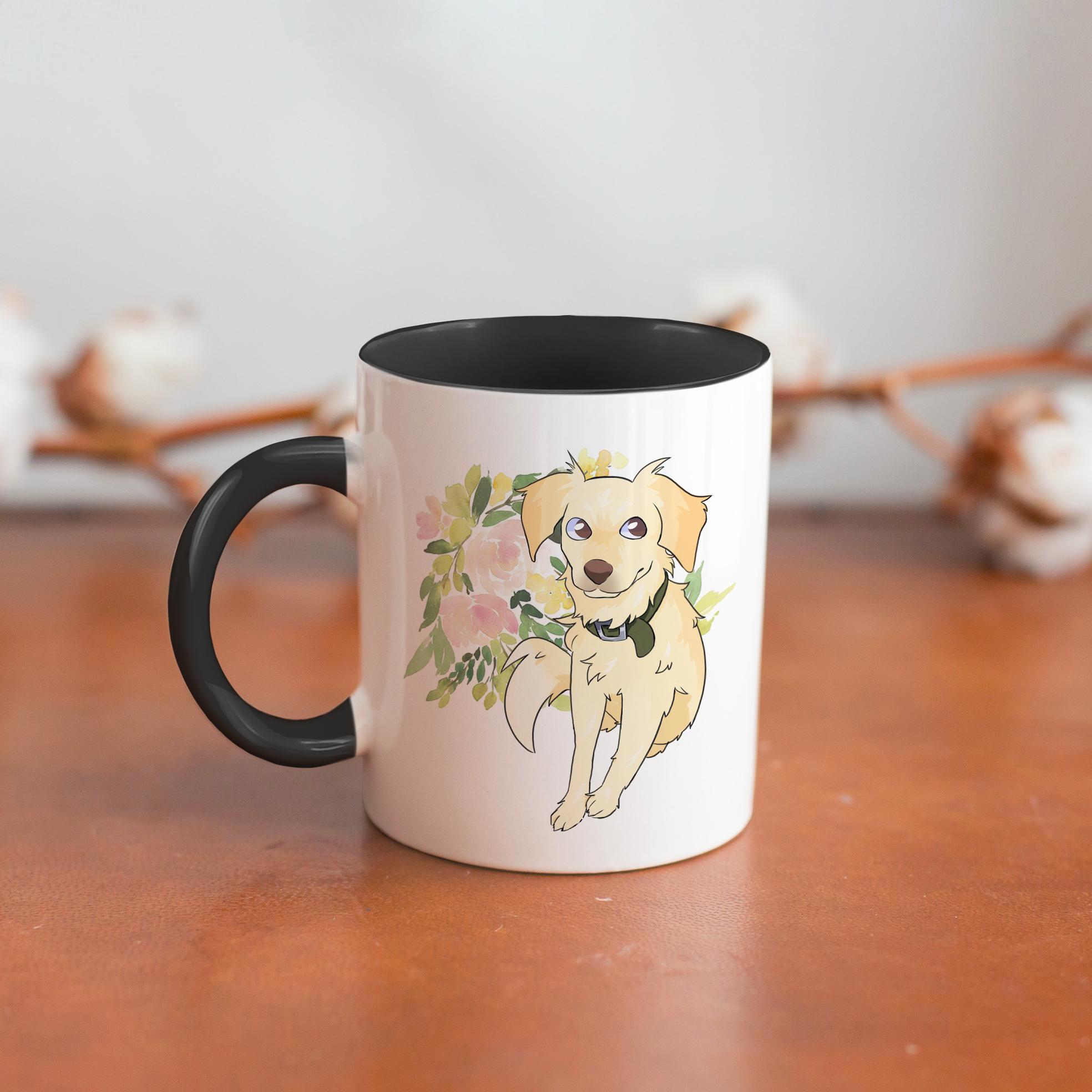 Ilustración personalizada-Taza de colores