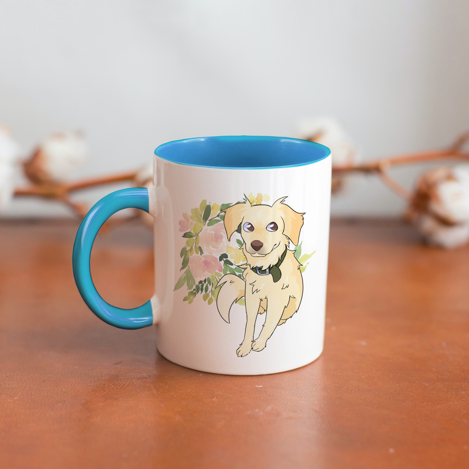 Ilustración personalizada-Taza de colores