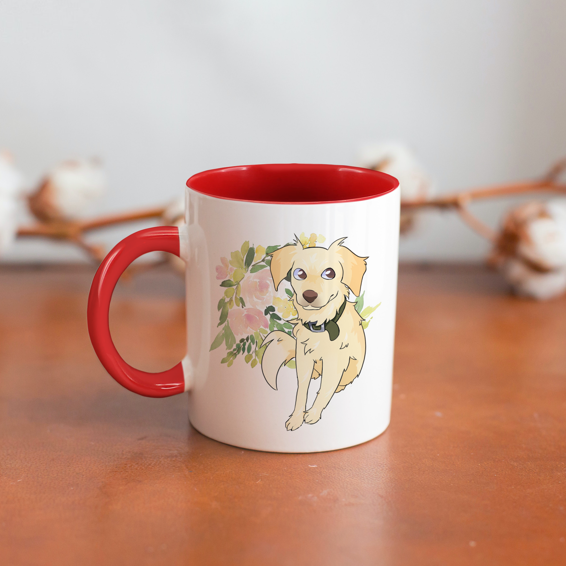 Ilustración personalizada-Taza de colores