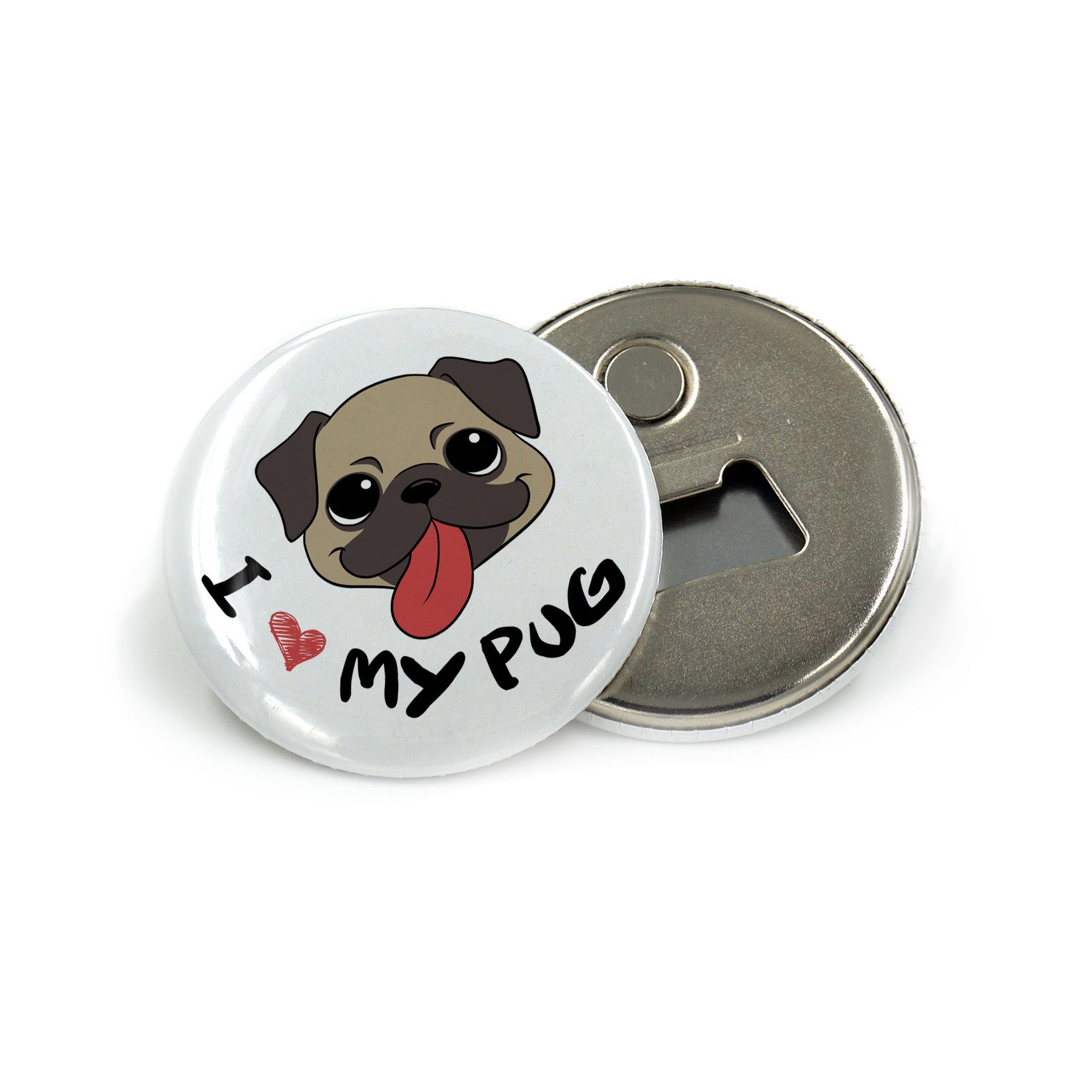 Chapita imán con destapador - Dog Lover - Just For Pets