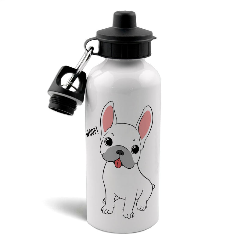 Botella de agua 500cc - Bulldog Frances - Just For Pets