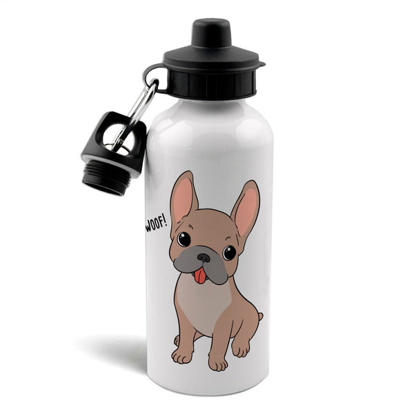 Botella de agua 500cc - Bulldog Frances - Just For Pets