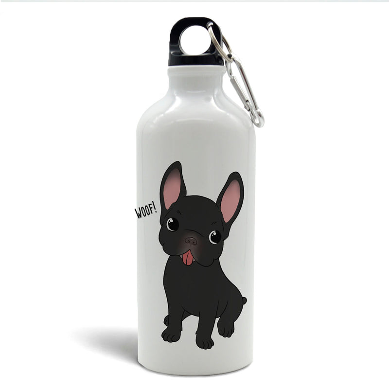 Botella de agua 500cc - Bulldog Frances - Just For Pets