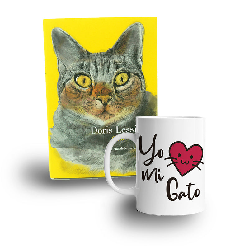 Pack Libro + Taza Gato - "Gatos Ilustres" - Just For Pets