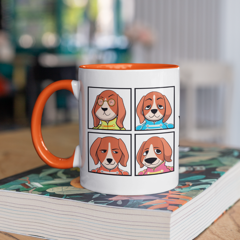 Taza de Perro - Beatles Grupal - Just For Pets