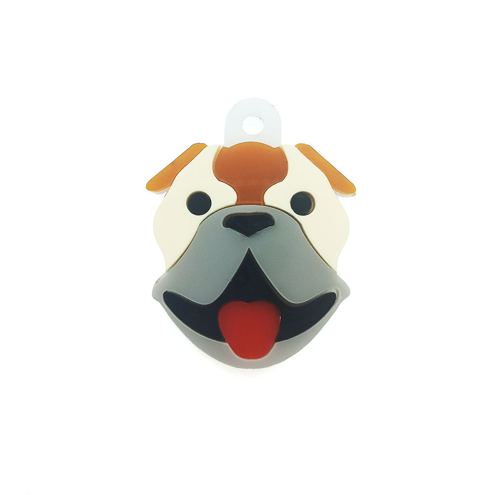 Placa para Perro - Bulldog